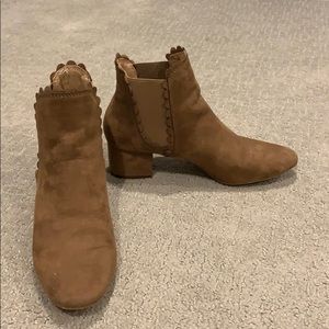 Brown booties